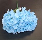 Buchet cu hortensii artificiale baby blue, flori mari 52cm